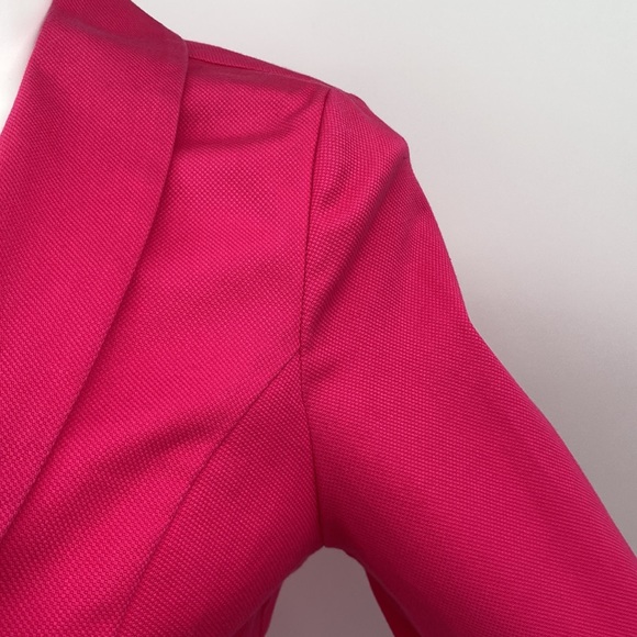 CAbi Chic Hot Pink One Button Blazer Jacket Size 12 - Picture 8 of 14
